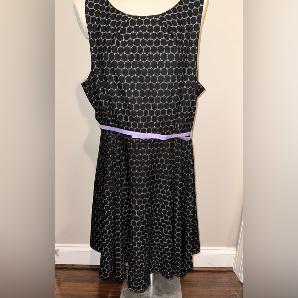 Elle polka dot dress circle print XXL